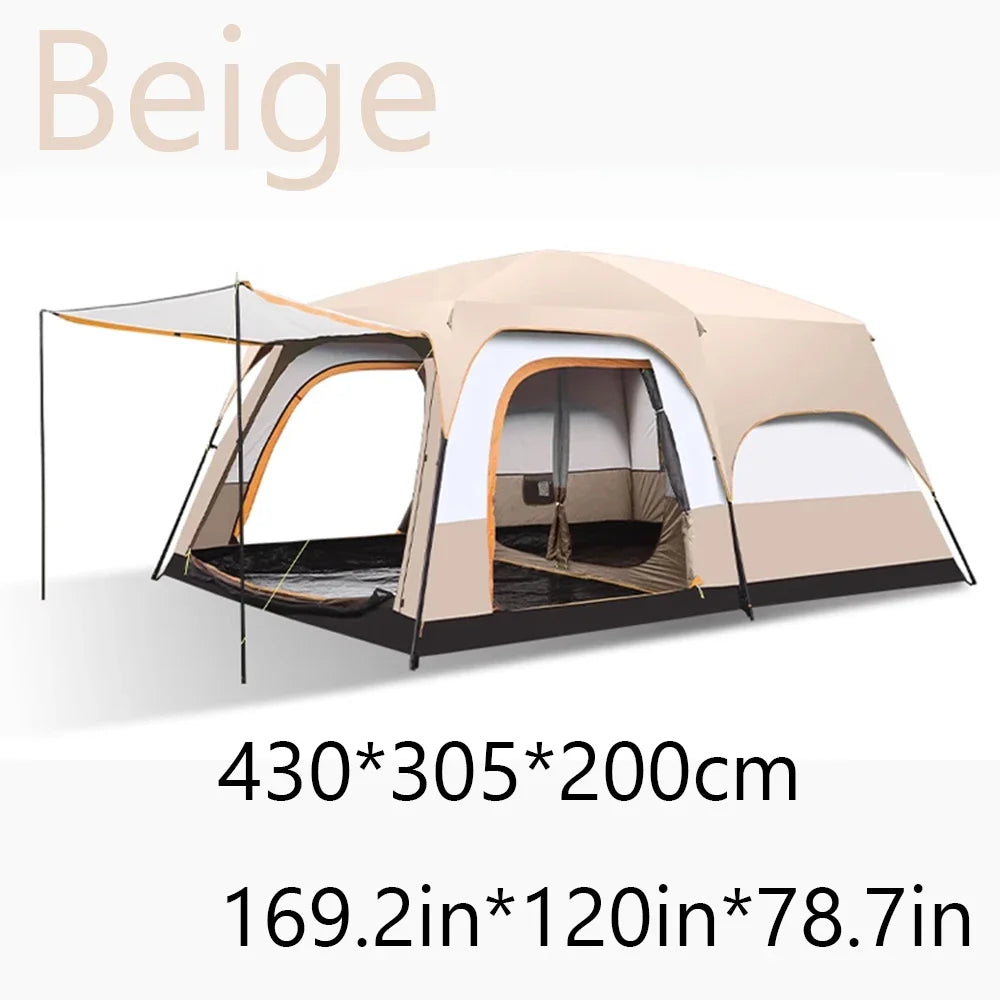 Sonuto Family Tent Instant Setup Windproof Mosquito Net Sun Protection 4 Season