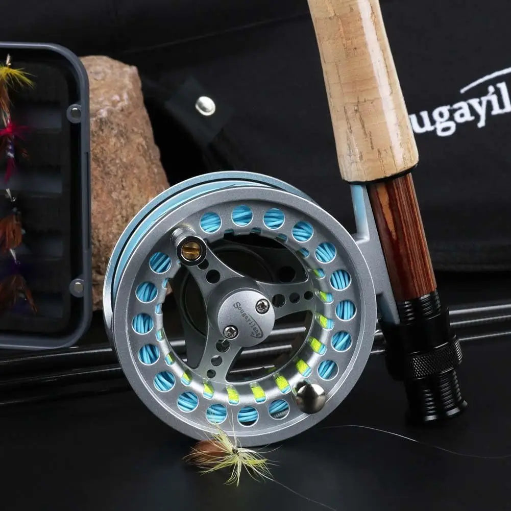 Complete Fly Fishing Rod And Reel Combo Kit