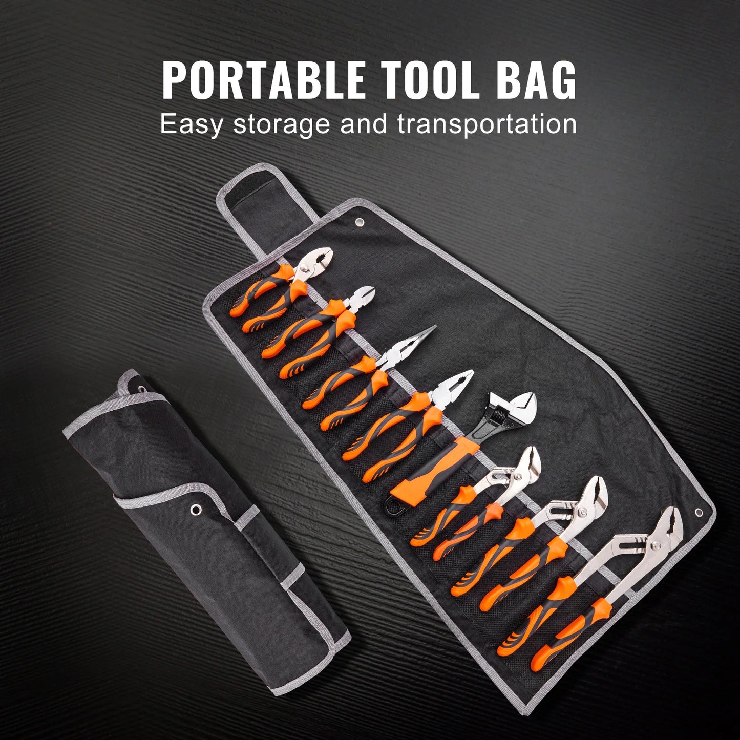 SucceBuy 8-Piece Pliers Set High Carbon Steel Multi Tool