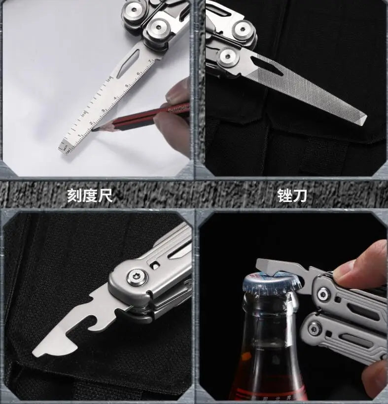 Daicamping DL10 Pocket Folding Knife Plier Multi Tool Set