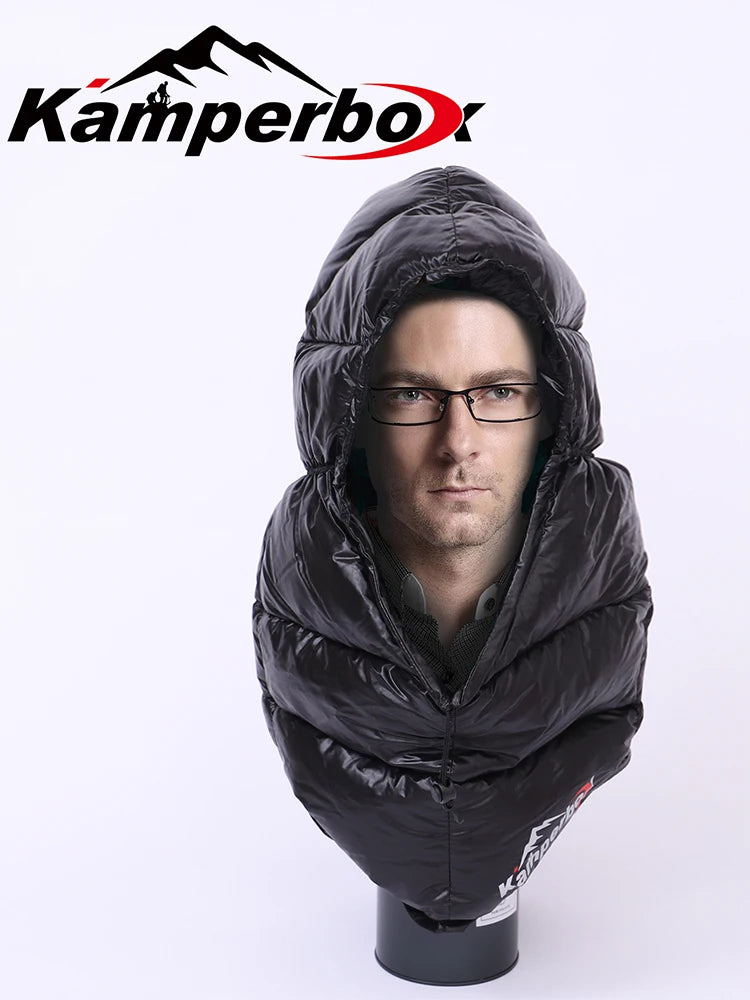 Kamperbox Balacava Down Beanie Duck Down For Ultralight Camping Gear