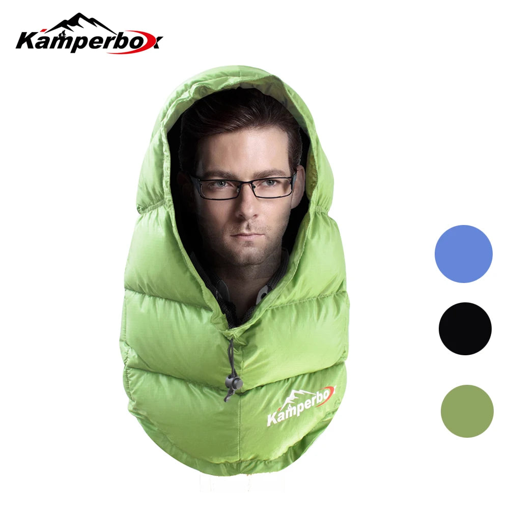 Kamperbox Balacava Down Beanie Duck Down For Ultralight Camping Gear