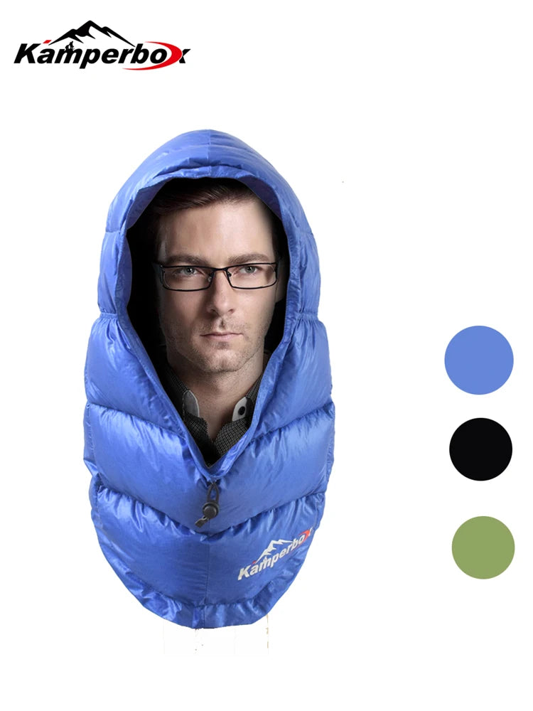 Kamperbox Balacava Down Beanie Duck Down For Ultralight Camping Gear