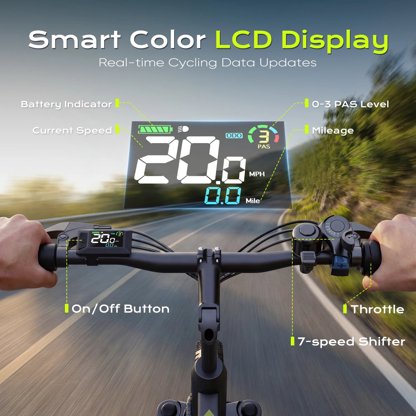 VIPDRIVE Rover 1.1 Electric Mountain Bike 750W Peak Power