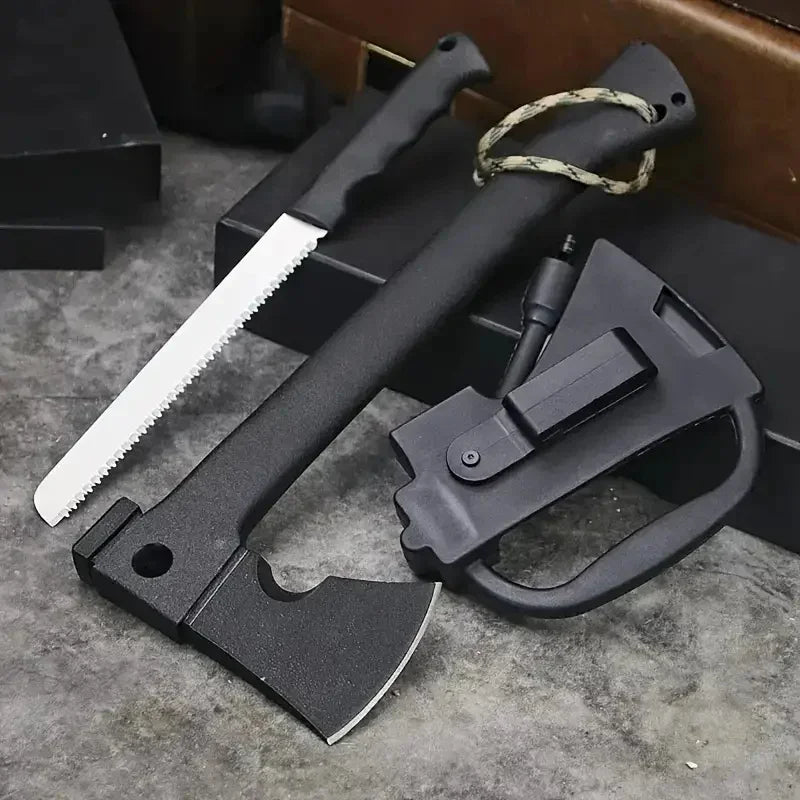 Doom Blade Camping Hand Axe Hatchet With Serrated Saw