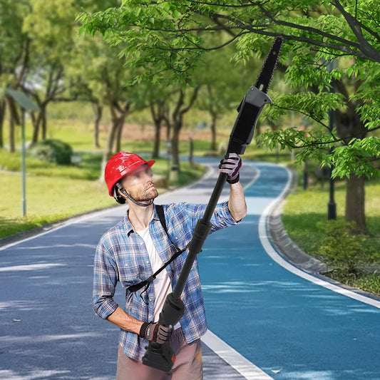 CNCEST Integrated High Reach Pole Electric Saw Cordless Branch Cutter