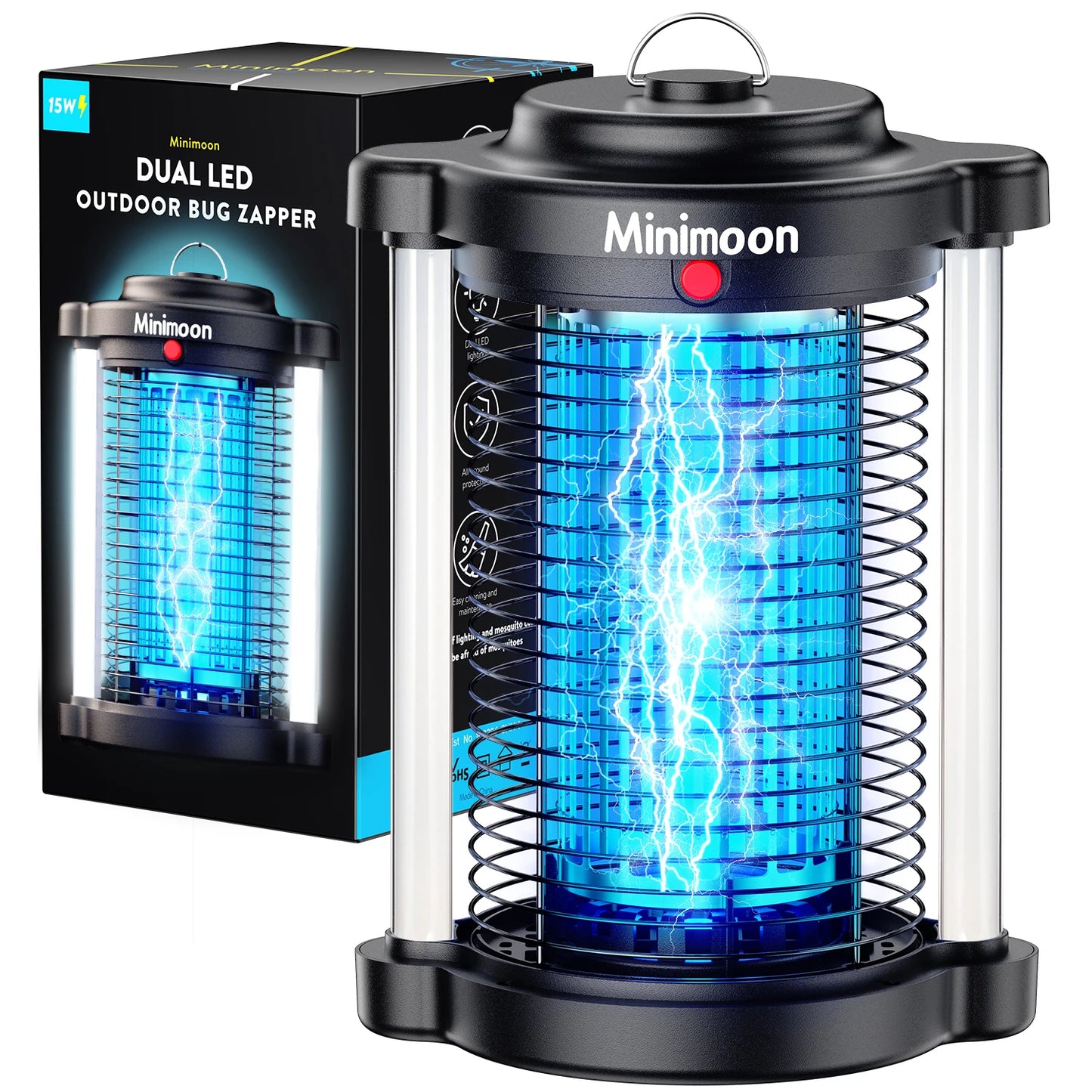 Bug Zapper Outdoor Mosquito Trap With Dual LED Light