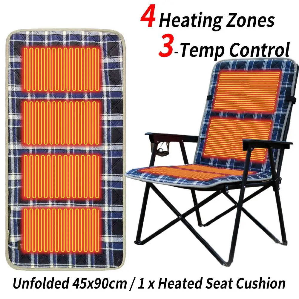 Winter Camping Electric Heating Sleeping Pad Three USB Temperature Settings