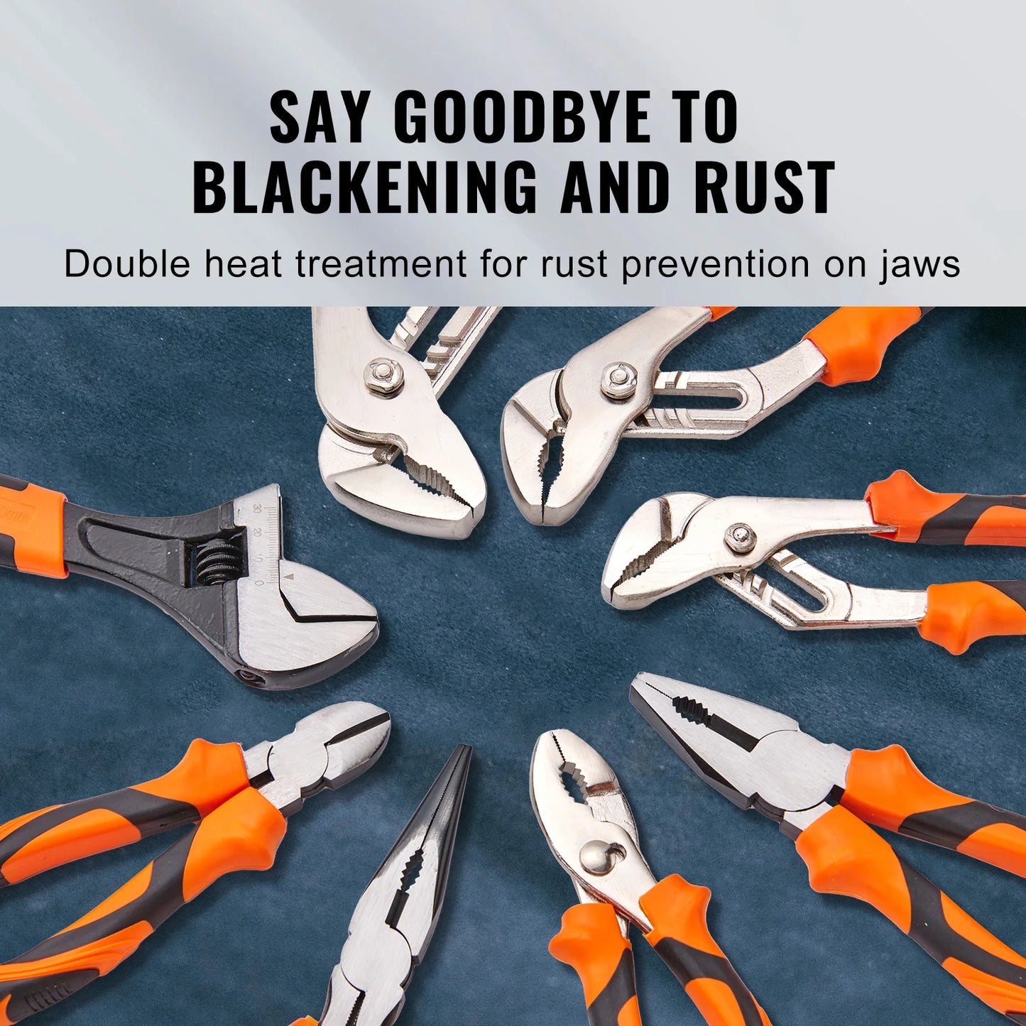 SucceBuy 8-Piece Pliers Set High Carbon Steel Multi Tool