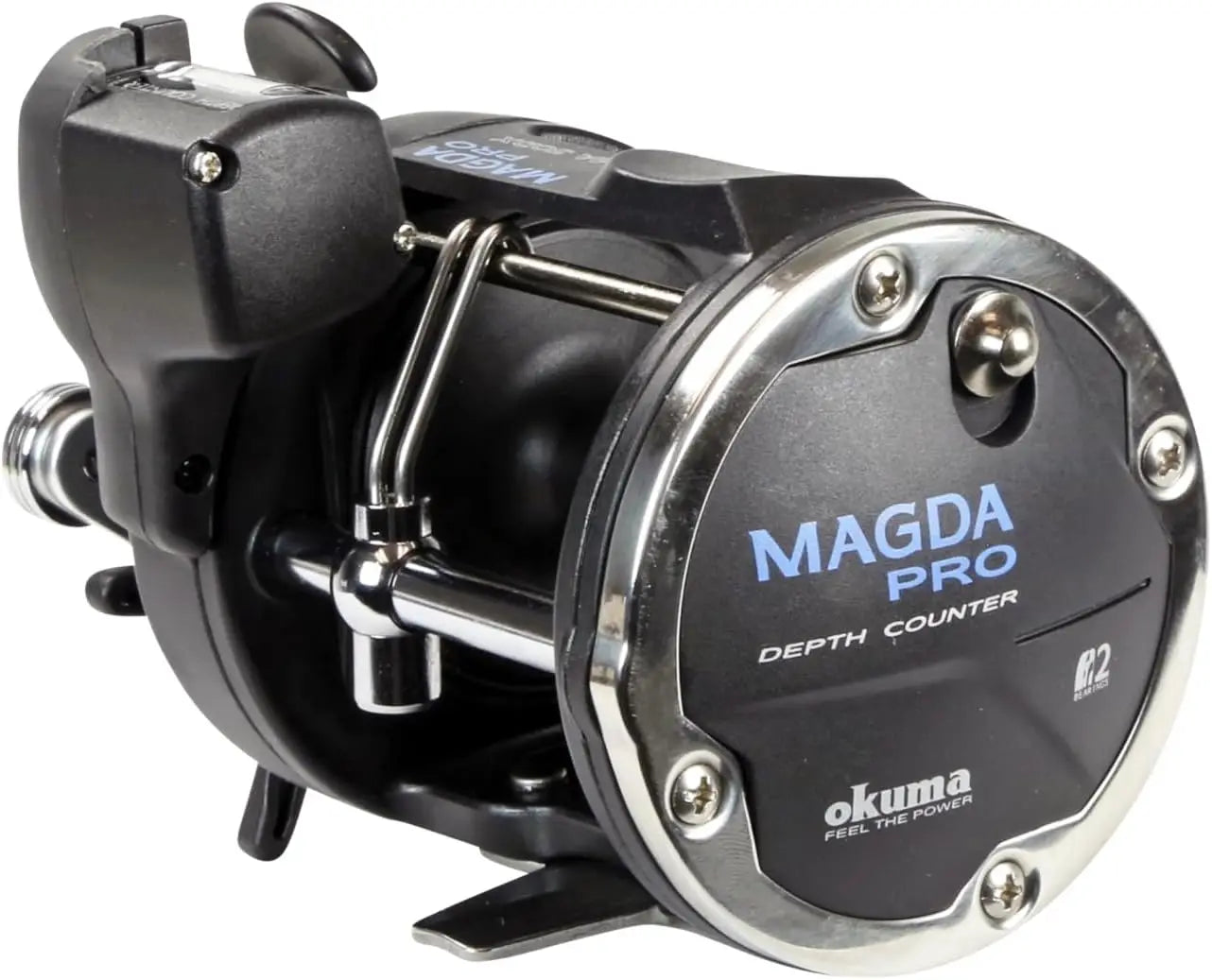 Compact Line Counter Trolling Reel Lightweight Durable For Day Fishing