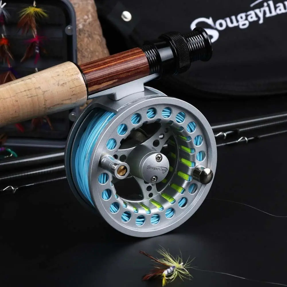 Complete Fly Fishing Rod And Reel Combo Kit