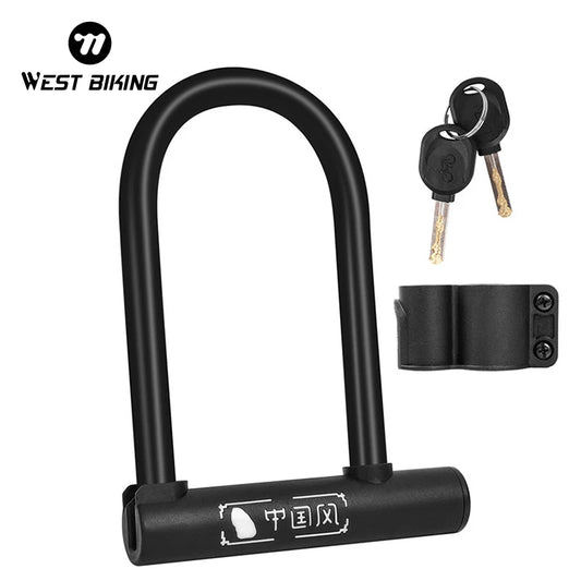 West Biking U Lock For Bicycle And Motorcycle Security