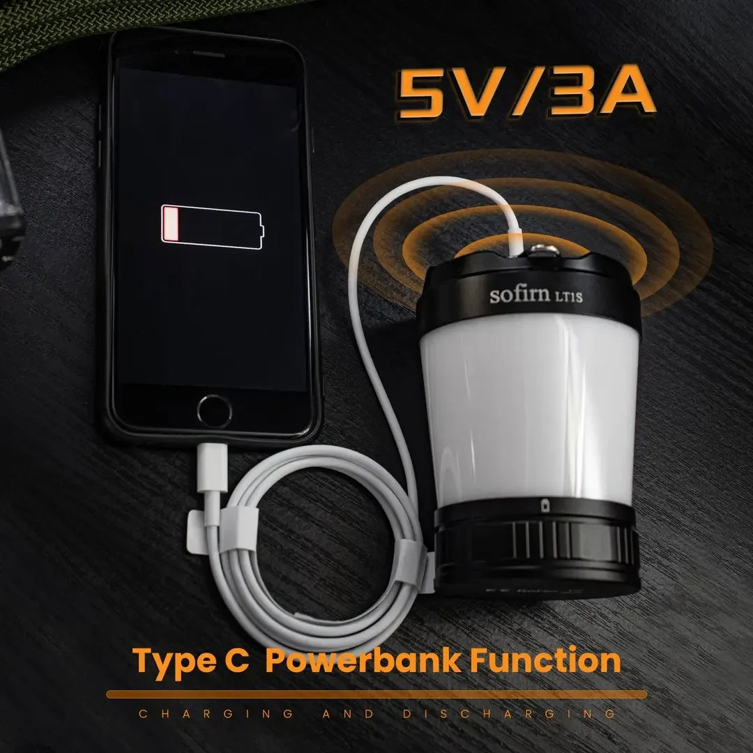 Sofirn LT1S USB C Camping Lantern With Reverse Charging