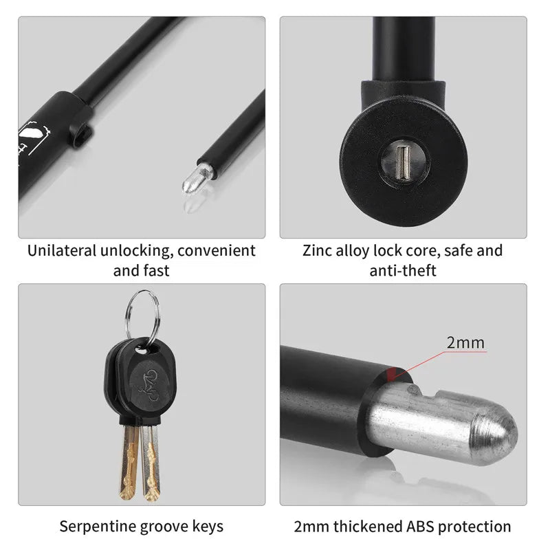 West Biking U Lock For Bicycle And Motorcycle Security