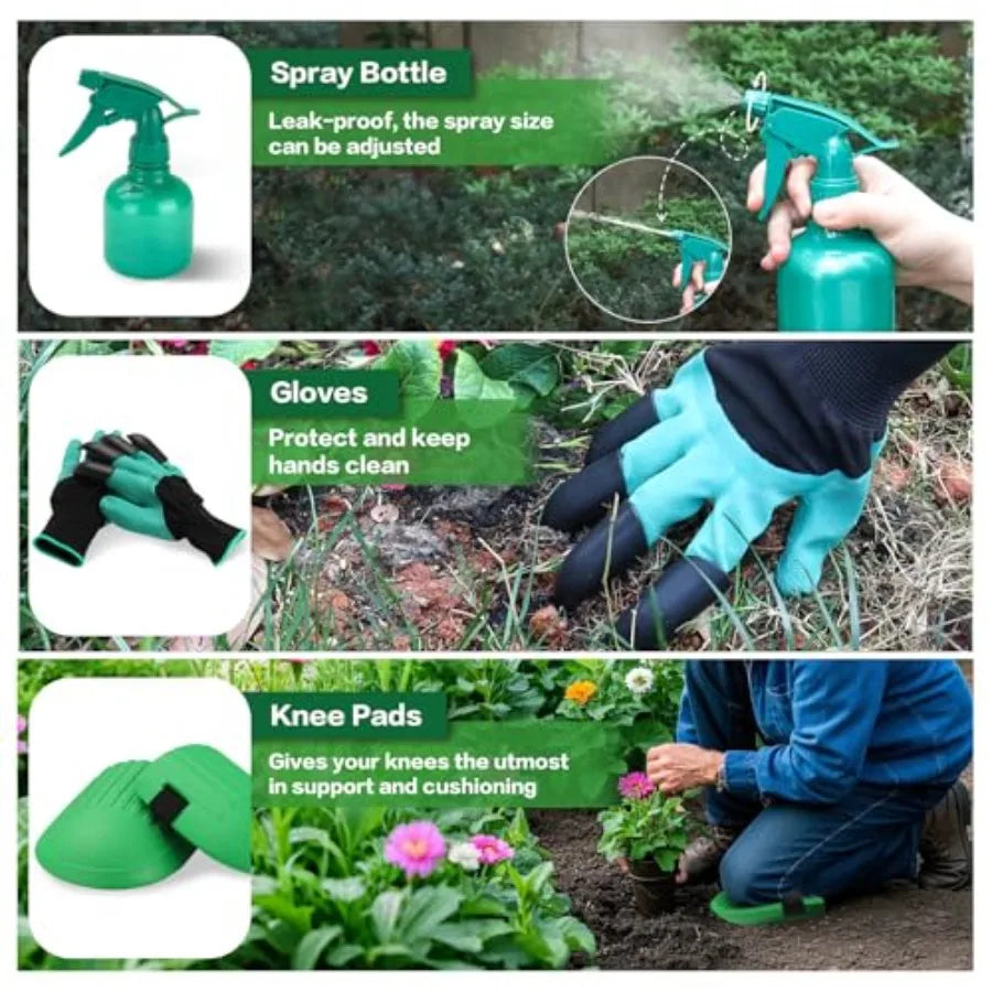 13 Piece Heavy Duty Gardening Tools Set With Ergonomic Handles