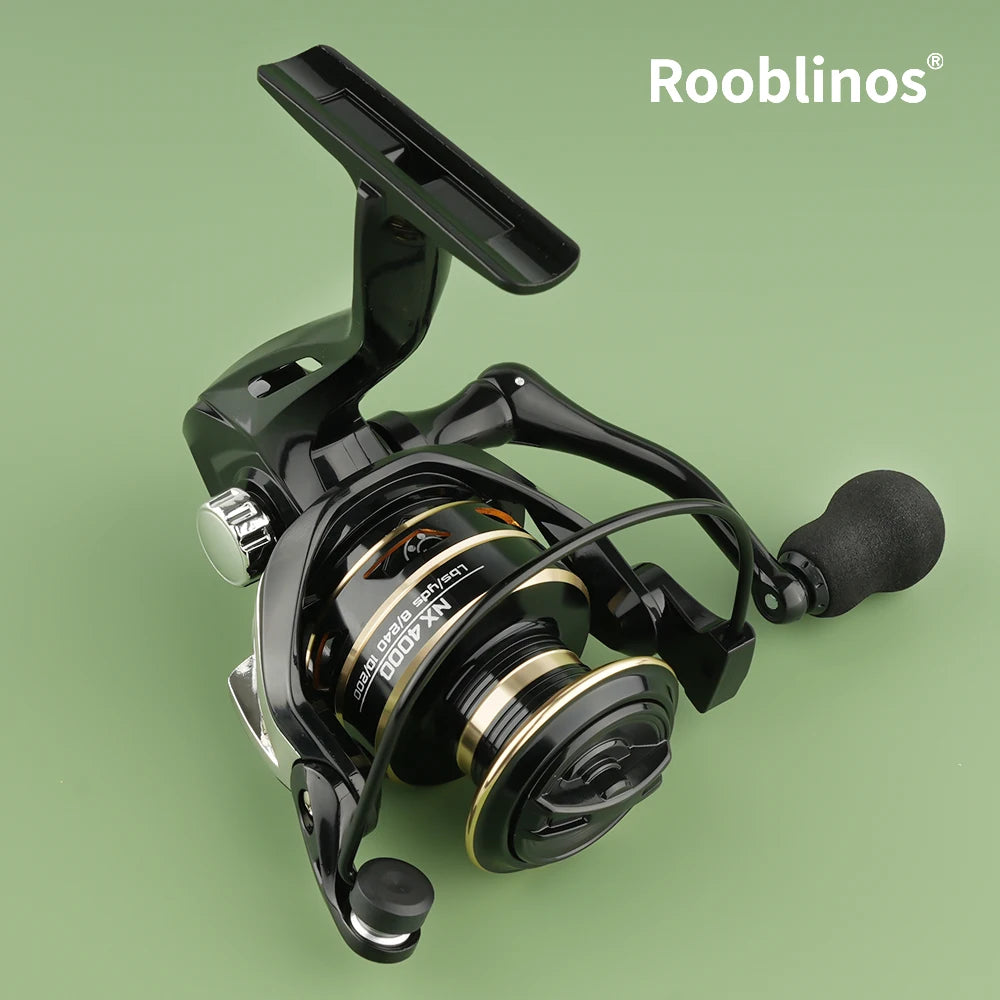 Rooblinos NX Spinning Reel Stainless Steel Shaft 8kg Drag Power