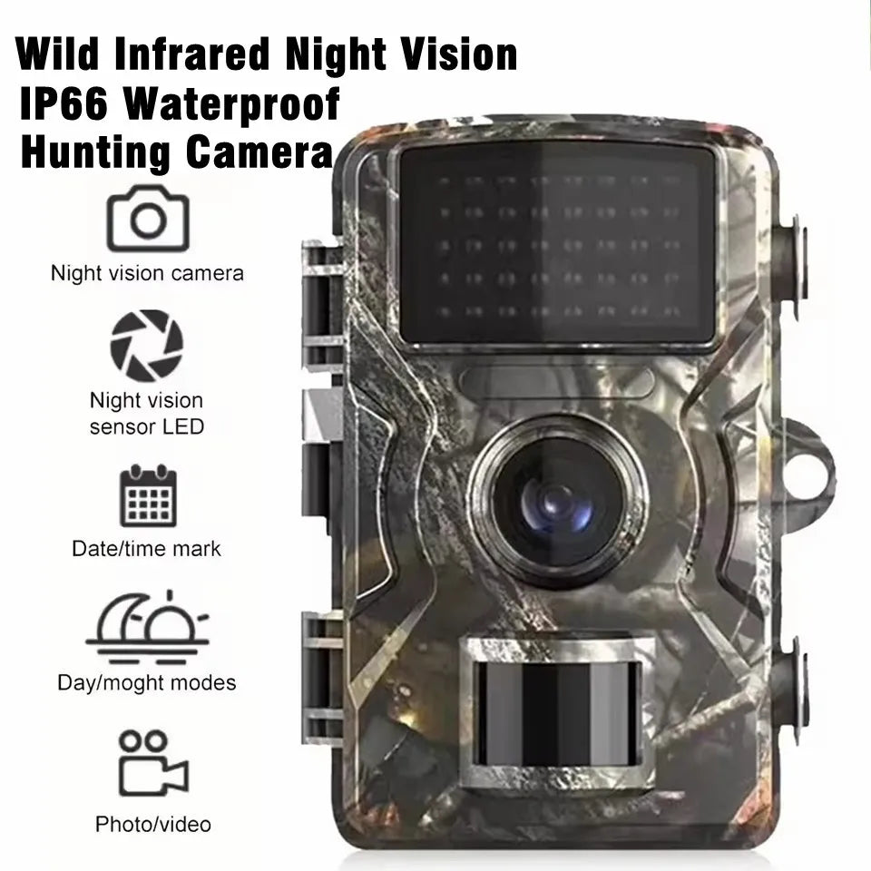 Hunting Camera Infrared Night Vision 16MP 1080P IP66 Waterproof