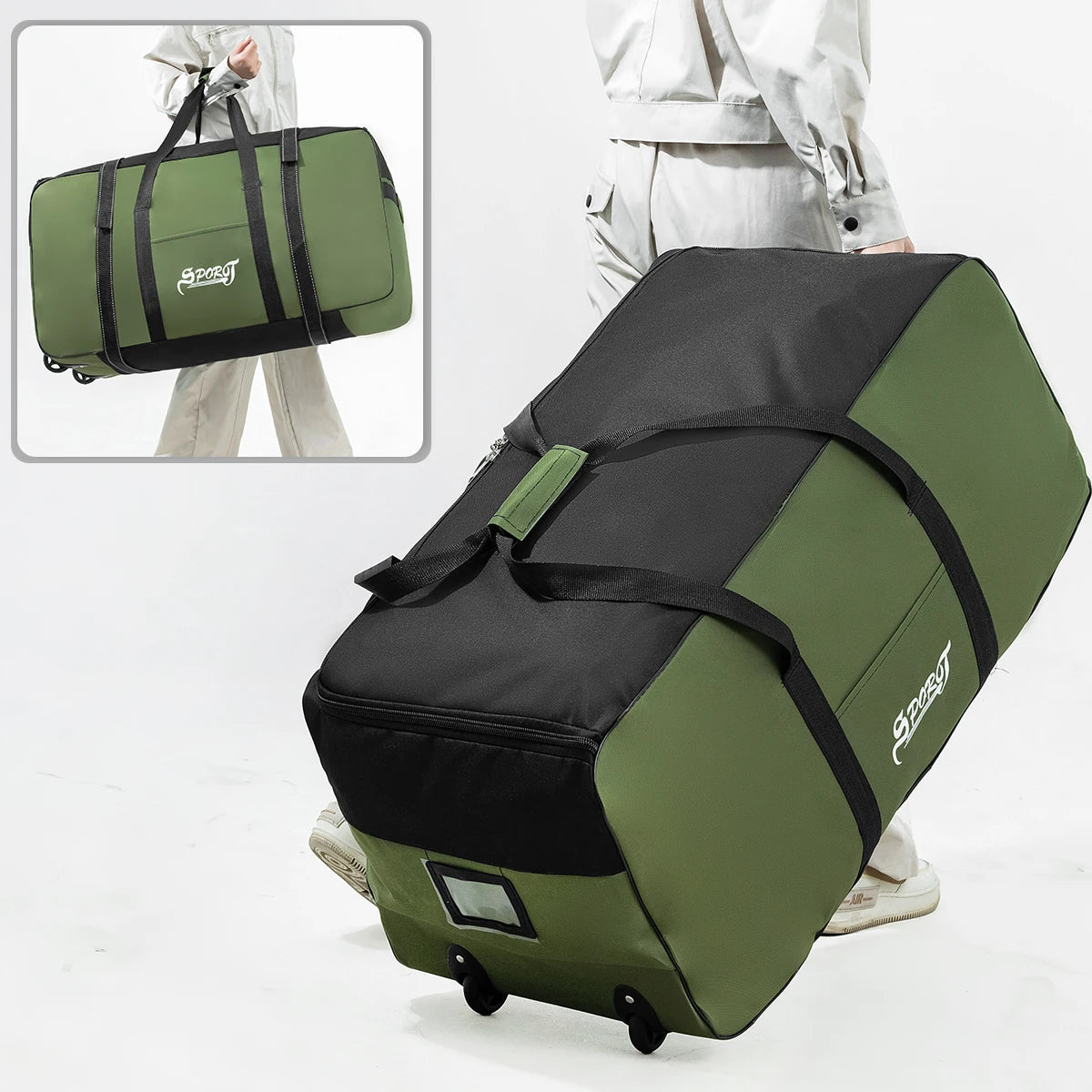 Myco Outdoor Travel Storage Box With Wheels For Camping Gear