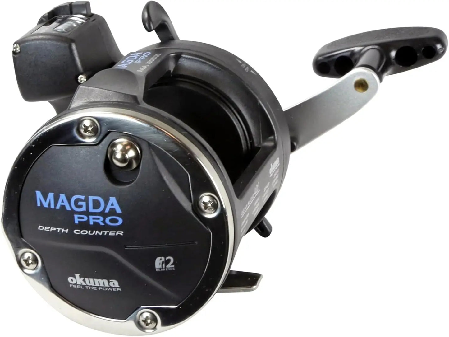 Compact Line Counter Trolling Reel Lightweight Durable For Day Fishing