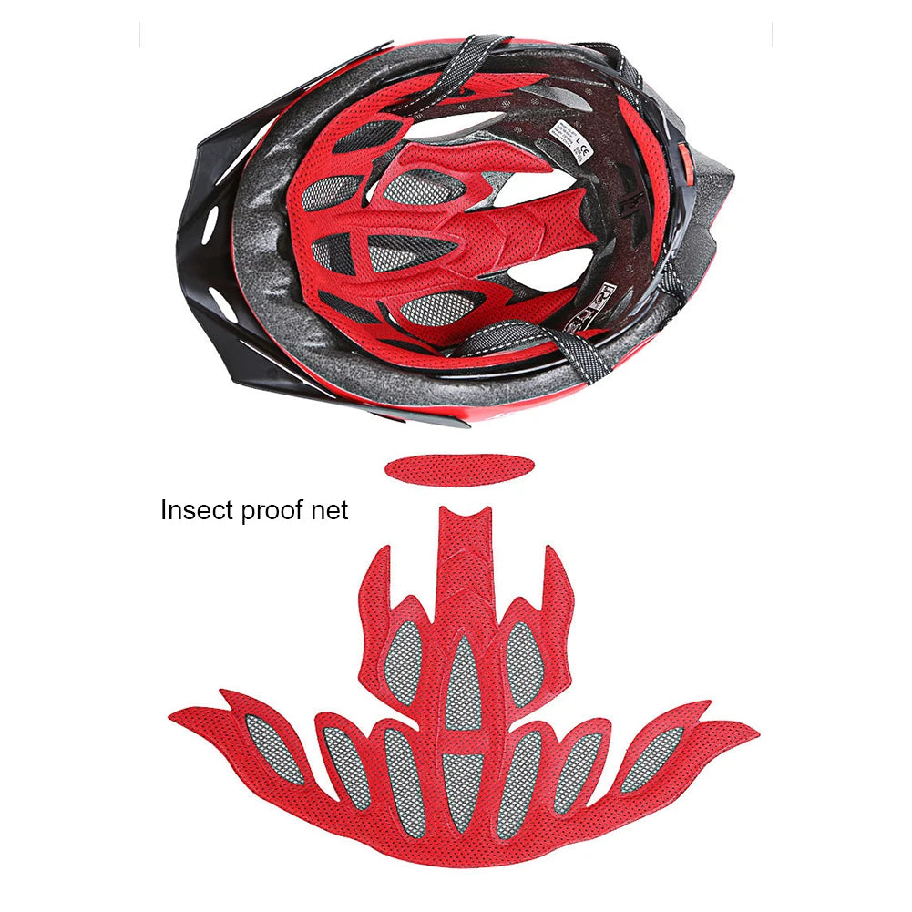 MOJOYCE Cycling Helmet MTB Mountain Bike Breathable Adjustable Safety Gear