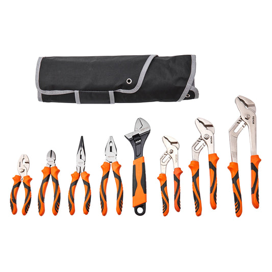 SucceBuy 8-Piece Pliers Set High Carbon Steel Multi Tool