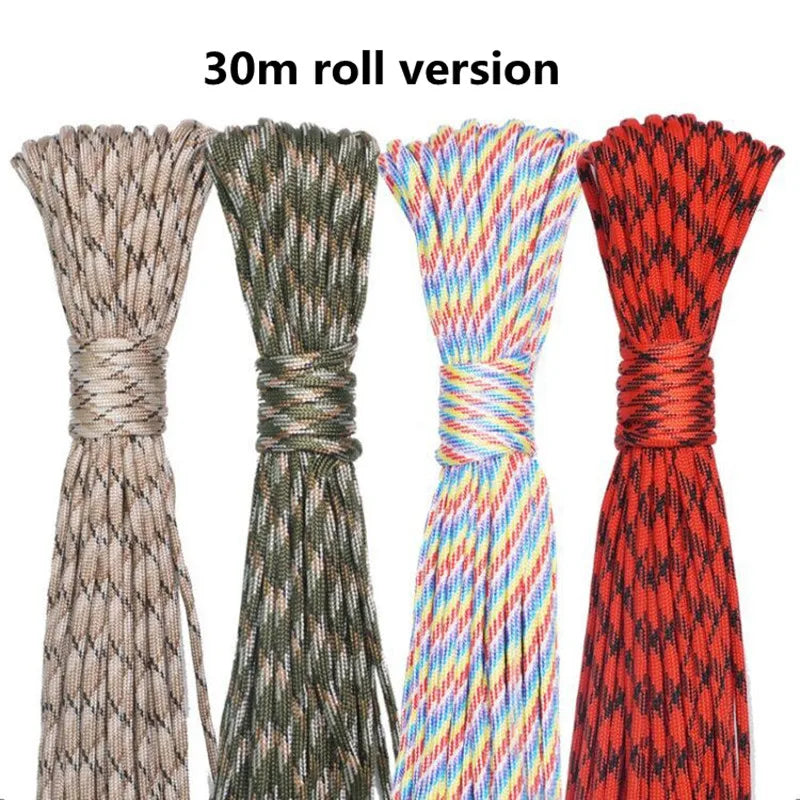 XGFY 7-Core 550 Paracord Parachute Cord Outdoor Survival Rope