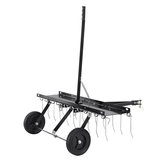VEVOR Tow Behind Dethatcher With 20 Spring Steel Tines