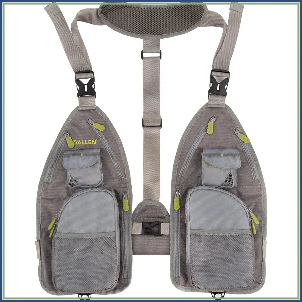 Ultra Light Fishing Strap Pack 14 Pockets 4 Tackle Boxes