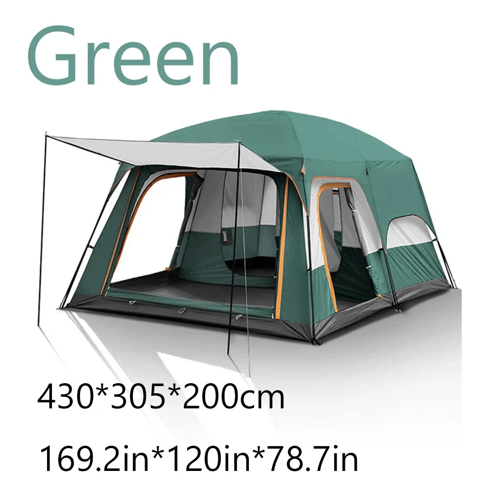 Sonuto Family Tent Instant Setup Windproof Mosquito Net Sun Protection 4 Season