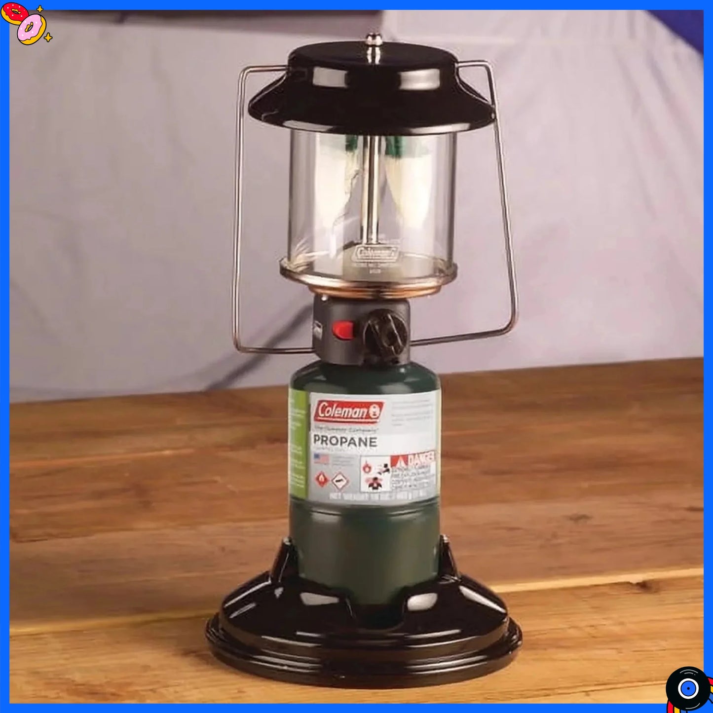 Quick-Pack 810 Lumens 2-Mantle Propane Lantern With Carry Case