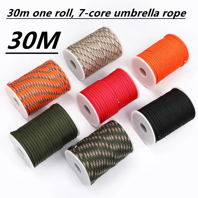 XGFY 7-Core 550 Paracord Parachute Cord Outdoor Survival Rope