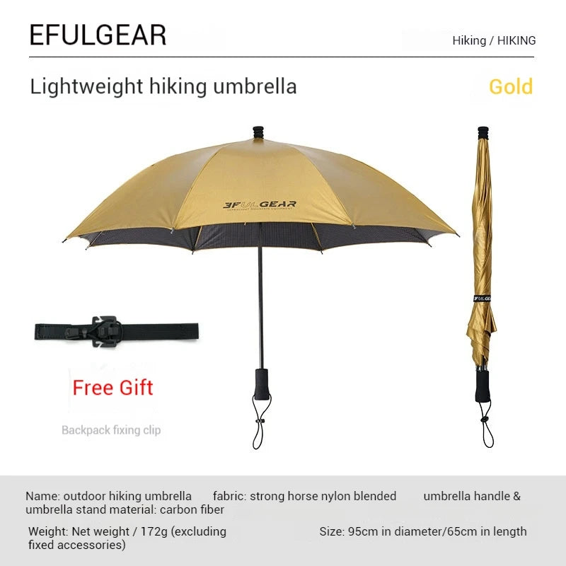 3F UL GEAR Ultralight Outdoor Hiking Umbrella Carbon Fiber Rainproof