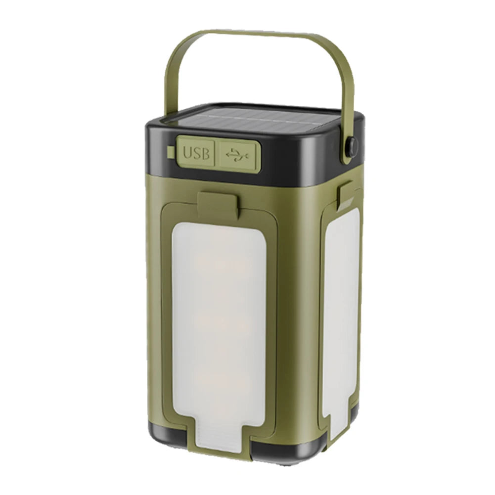 APWIKOGER Rechargeable Solar Lantern Power Bank Camping Light