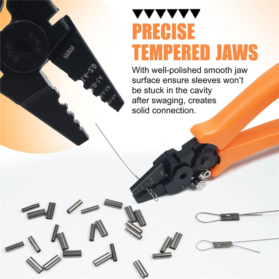 JSHANMEI Crimping Pliers Kit for Fishing Steel Wire Cutting