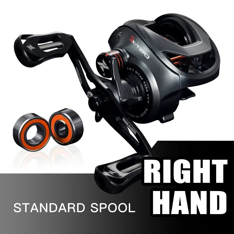 SeaSir Cast X2 Baitcasting Reel 7.3:1 Hybrid Ceramic Bearing