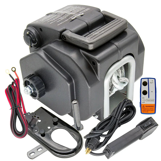 BYSSEA Electric Trailer Winch For Boats Up To 5000 Lbs