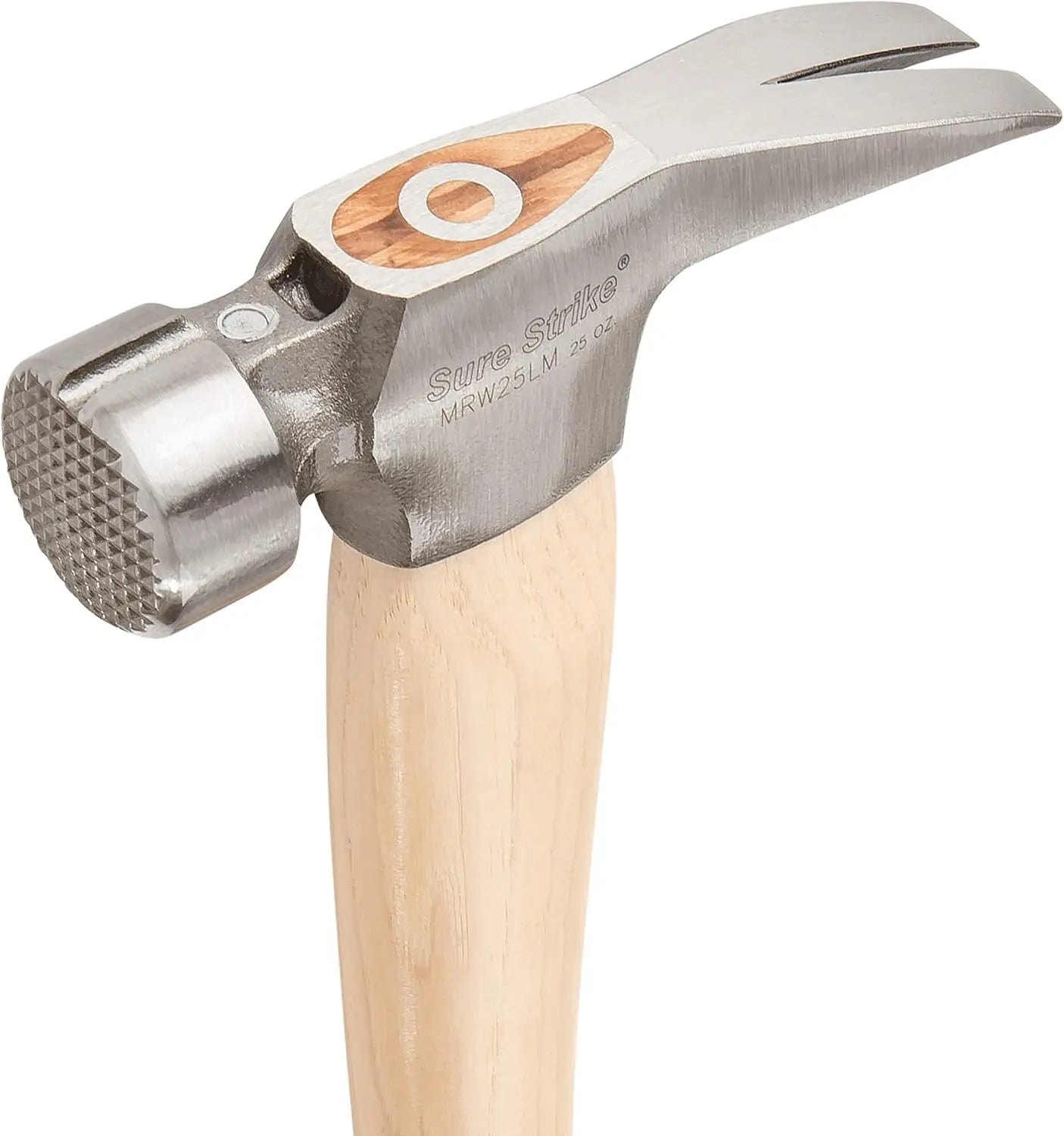 NONEDIY Framing Hammer With Milled Face Hickory Handle