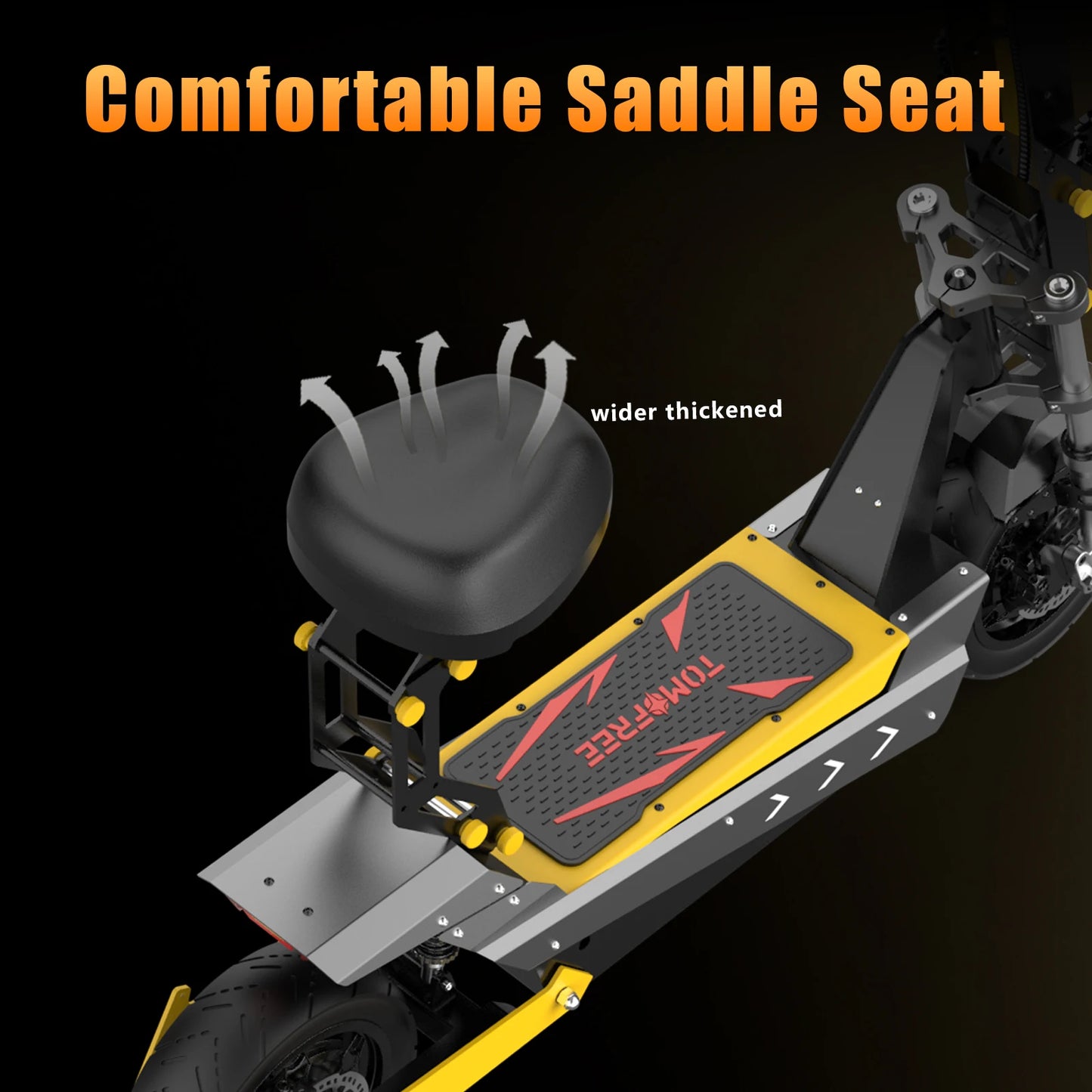 Terrosor Dual Motor Electric Scooter 6000W 50 MPH 60V