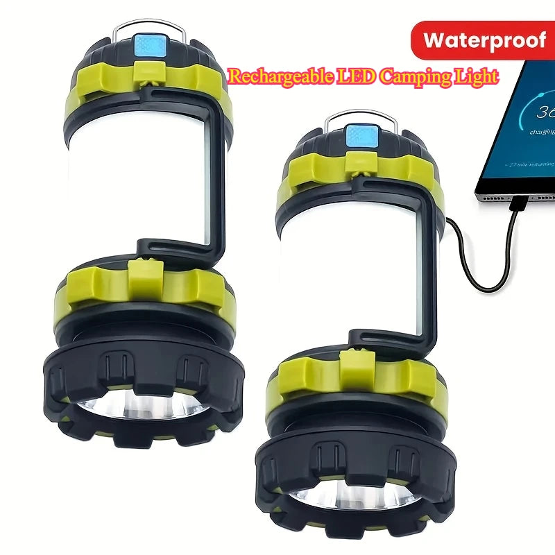Rechargeable LED Camping Lantern 1000LM With 6 Modes And 4000mAh