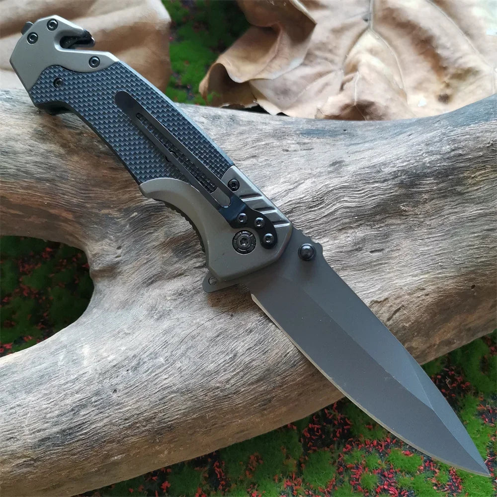 Doom Blade 9Cr18MoV Folding Knife With G10 Handle Tactical