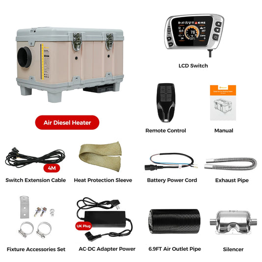 Sunster 8KW Portable Diesel Vehicle Heater With Bluetooth App