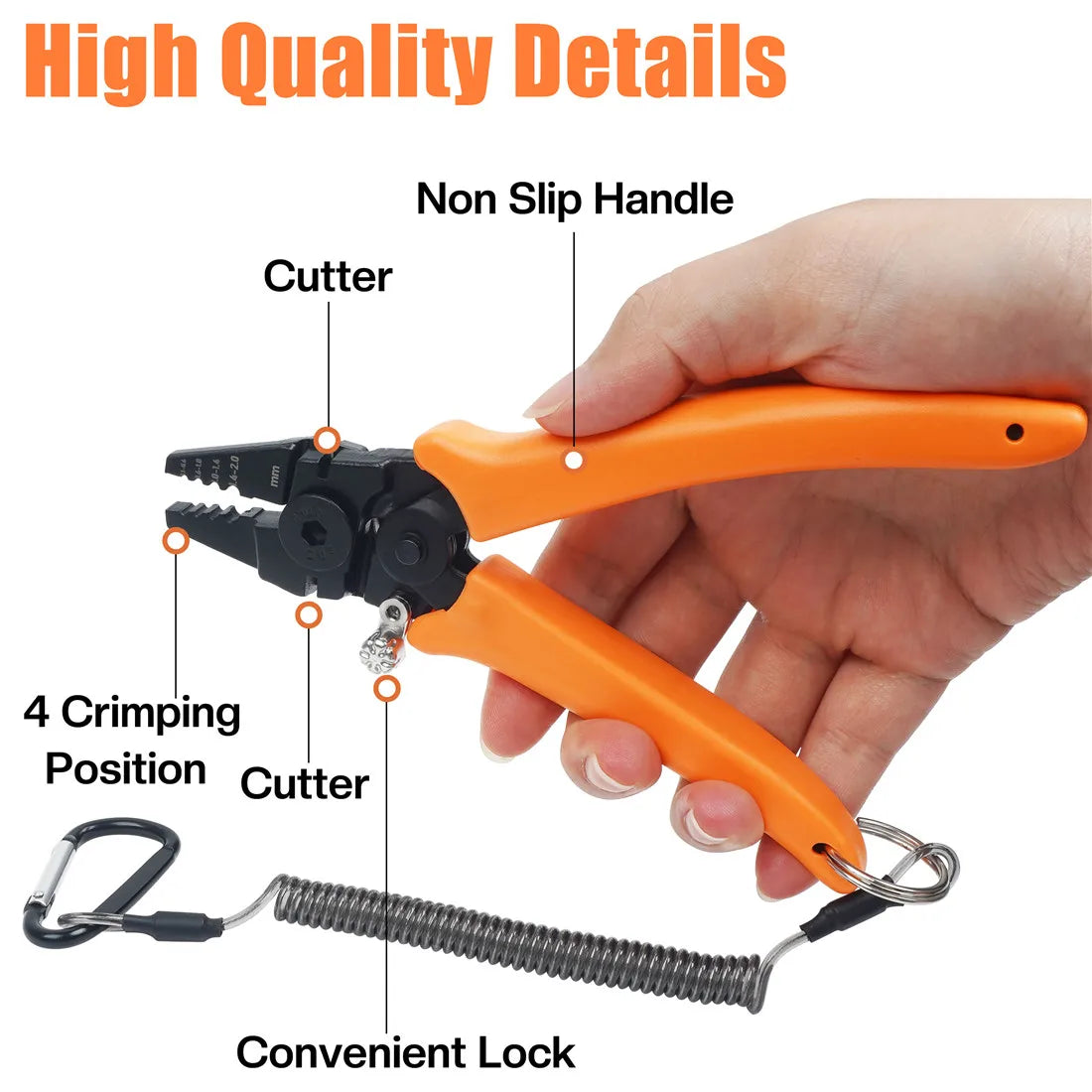 JSHANMEI Crimping Pliers Kit for Fishing Steel Wire Cutting
