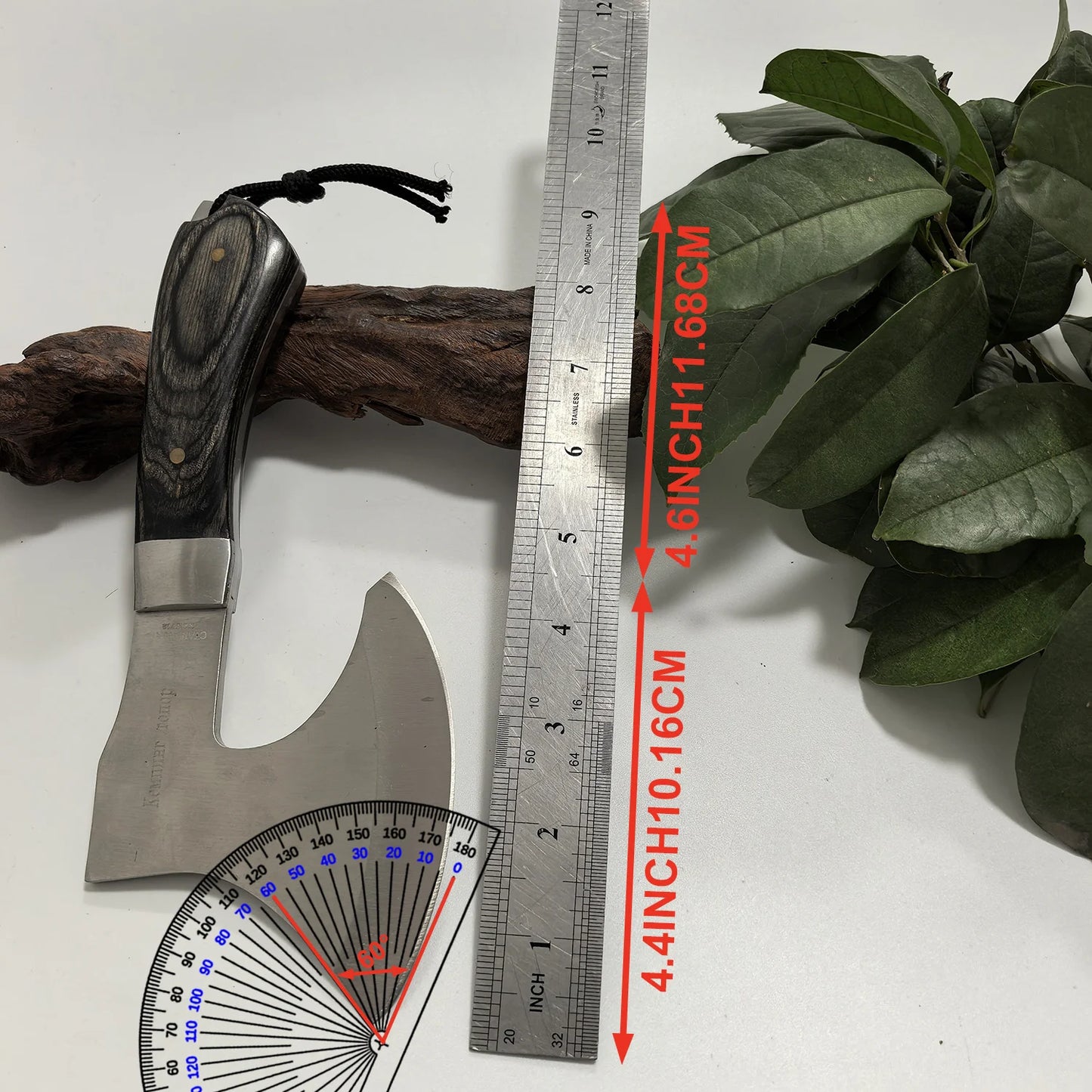 NONEDIY Survival Tomahawk Throwing Axe Gut Hook Tactical Hatchet