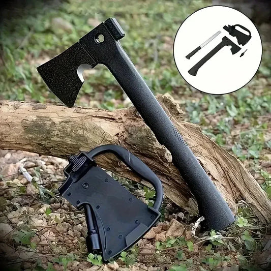 Doom Blade Camping Hand Axe Hatchet With Serrated Saw
