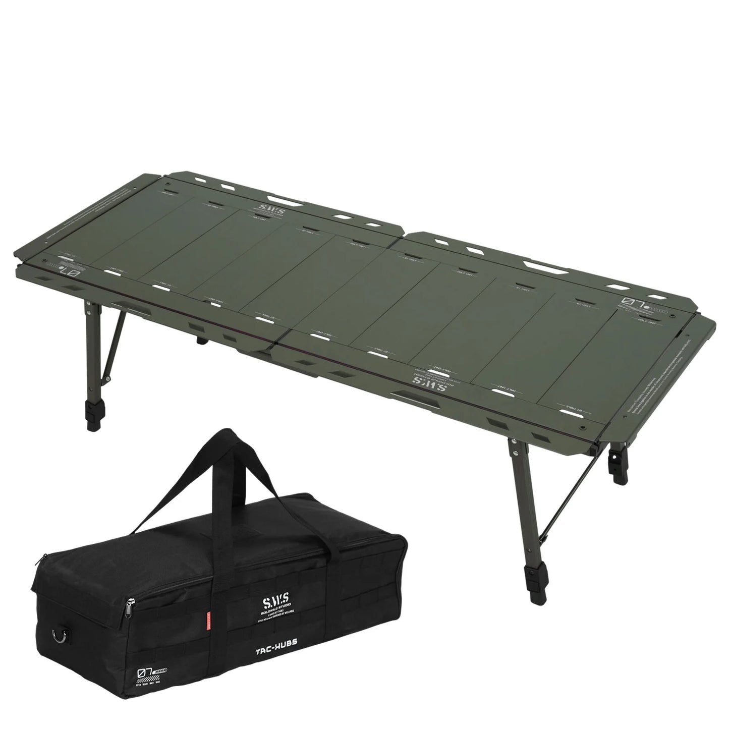 Foldable Camping Table 120kg Load Capacity Carry Bag