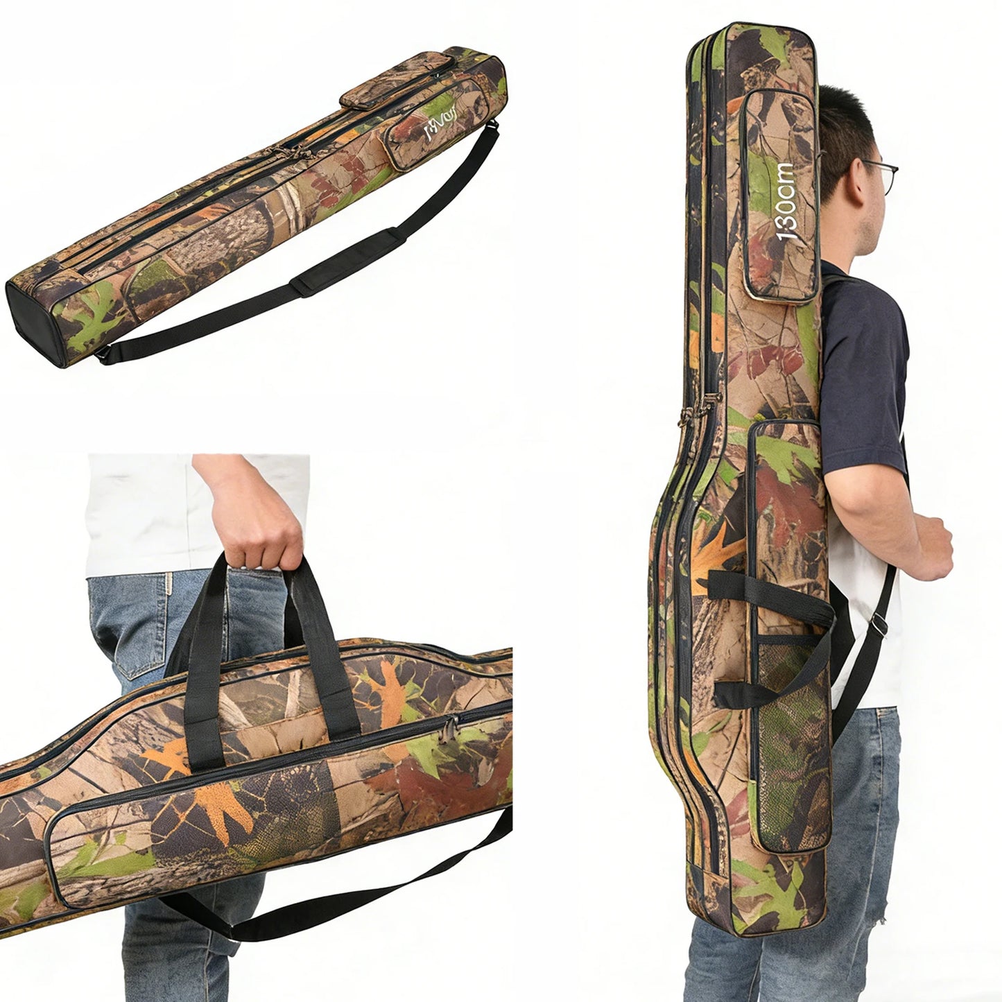 Waterproof Fishing Pole Storage Bag for Tackle and Reels