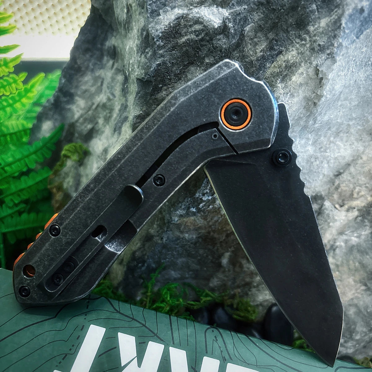 EDC Folding Pocket Knife With G10 Handle For Survival