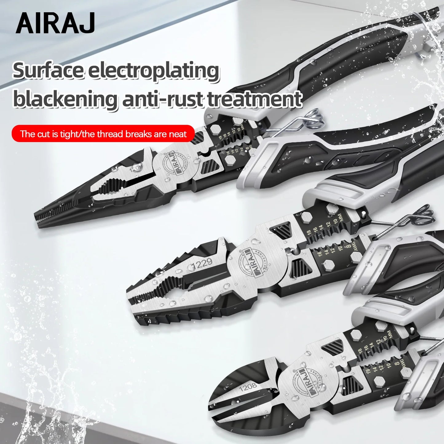 AIRAJ Multifunctional Pliers Set For Electrical Work And Wiring