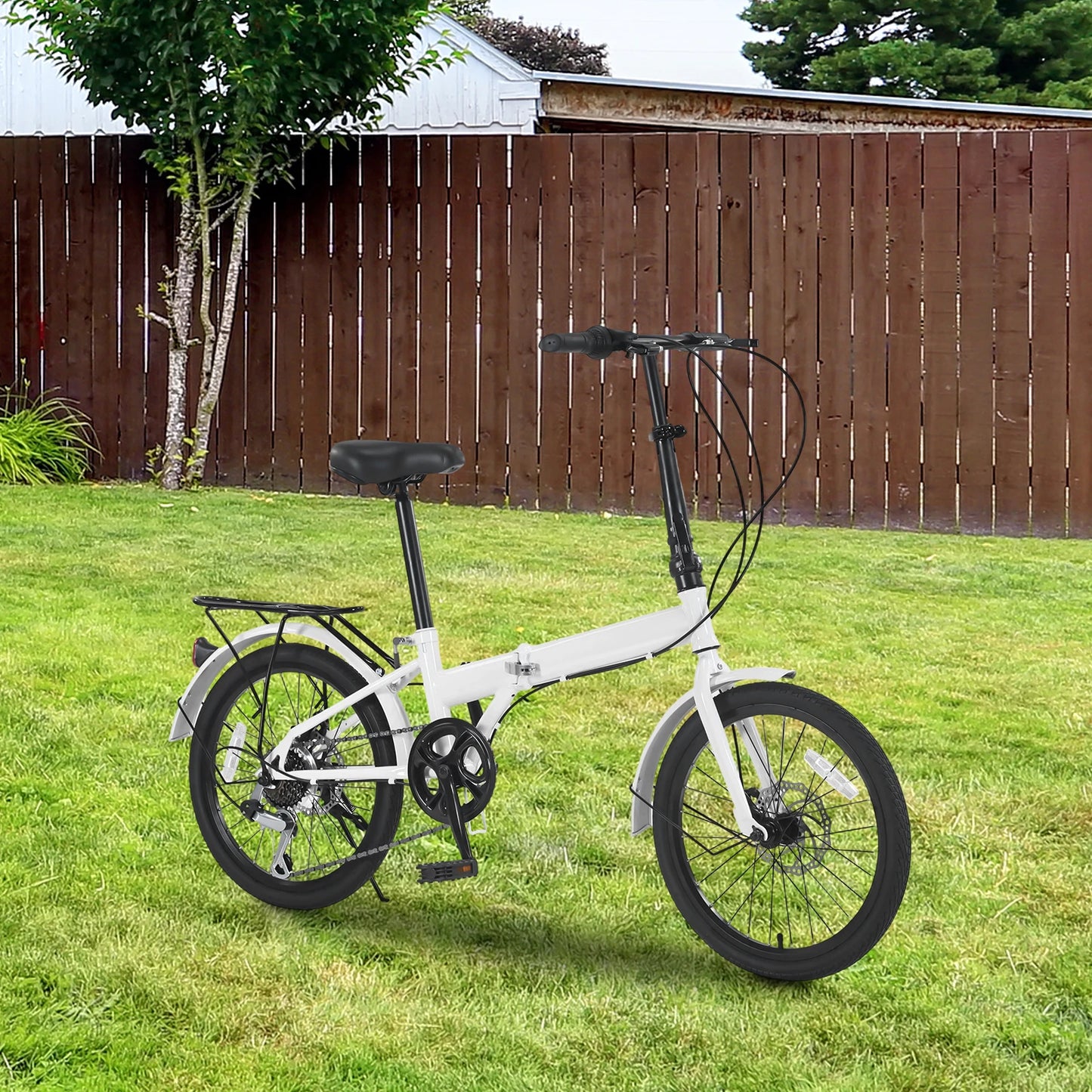 Adult Foldable Bicycle Disc Brake With 7 Speed Gears