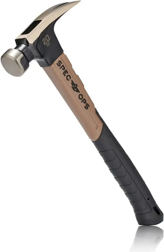 NONEDIY Fiberglass Hammer With Shock Absorbing Grip